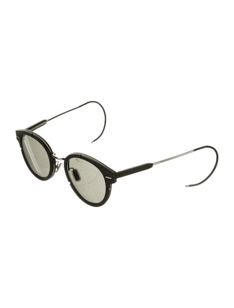 61mm magnitude round sunglasses dior homme|Dior 61mm Magnitude Round Sunglasses In Palladium Blue.